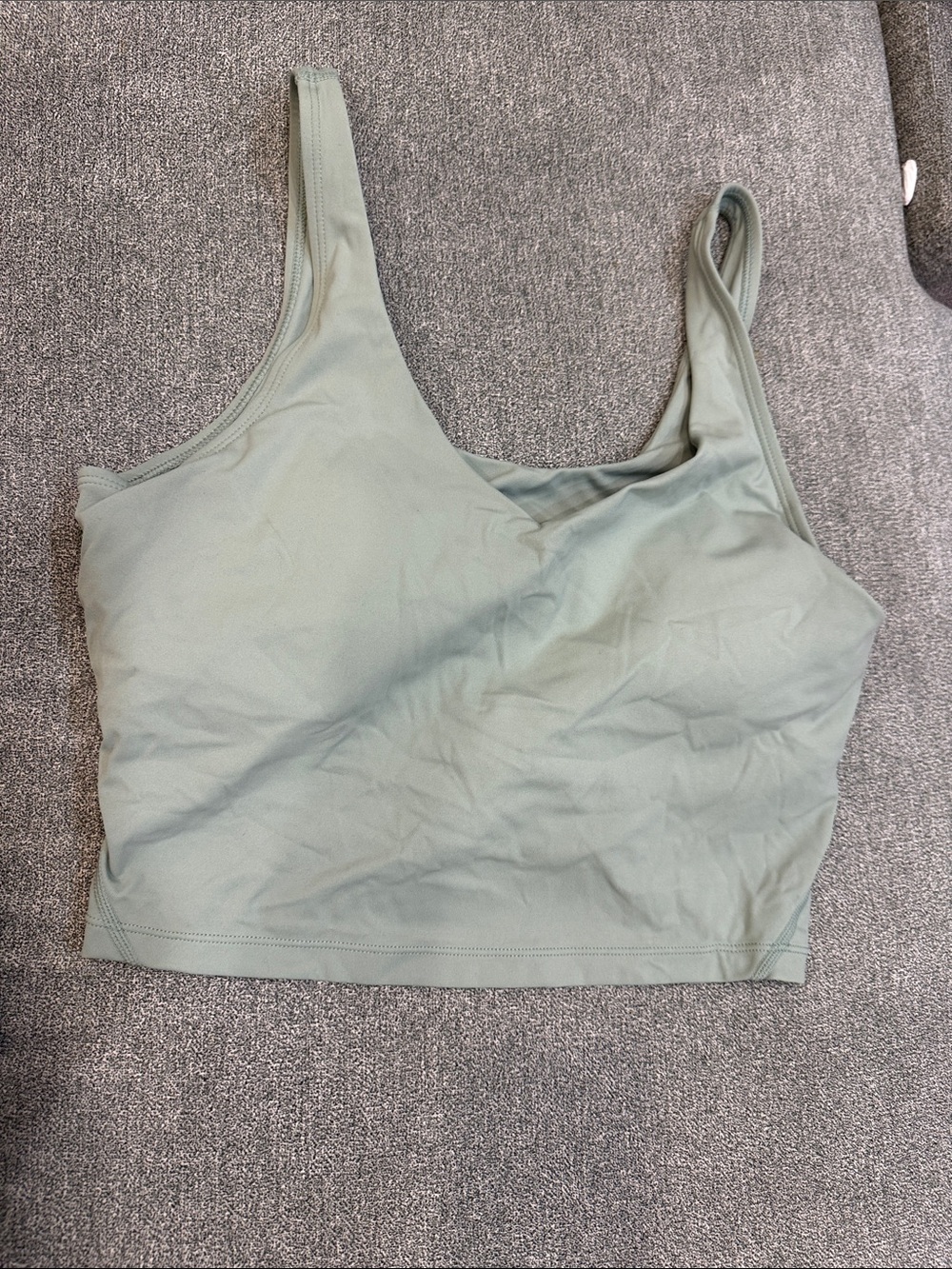 Amazon Sage Green Padded Sports Bralette